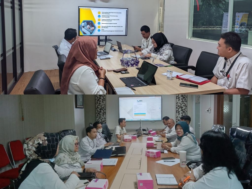 Roadshow Monitoring dan Evaluasi Kualitas Data Sektoral yang Dihasilkan Tahun 2024 (Edisi : Dinas Koperasi dan Usaha Mikro Kota Semarang & Badan Riset dan Inovasi Daerah Kota Semarang)