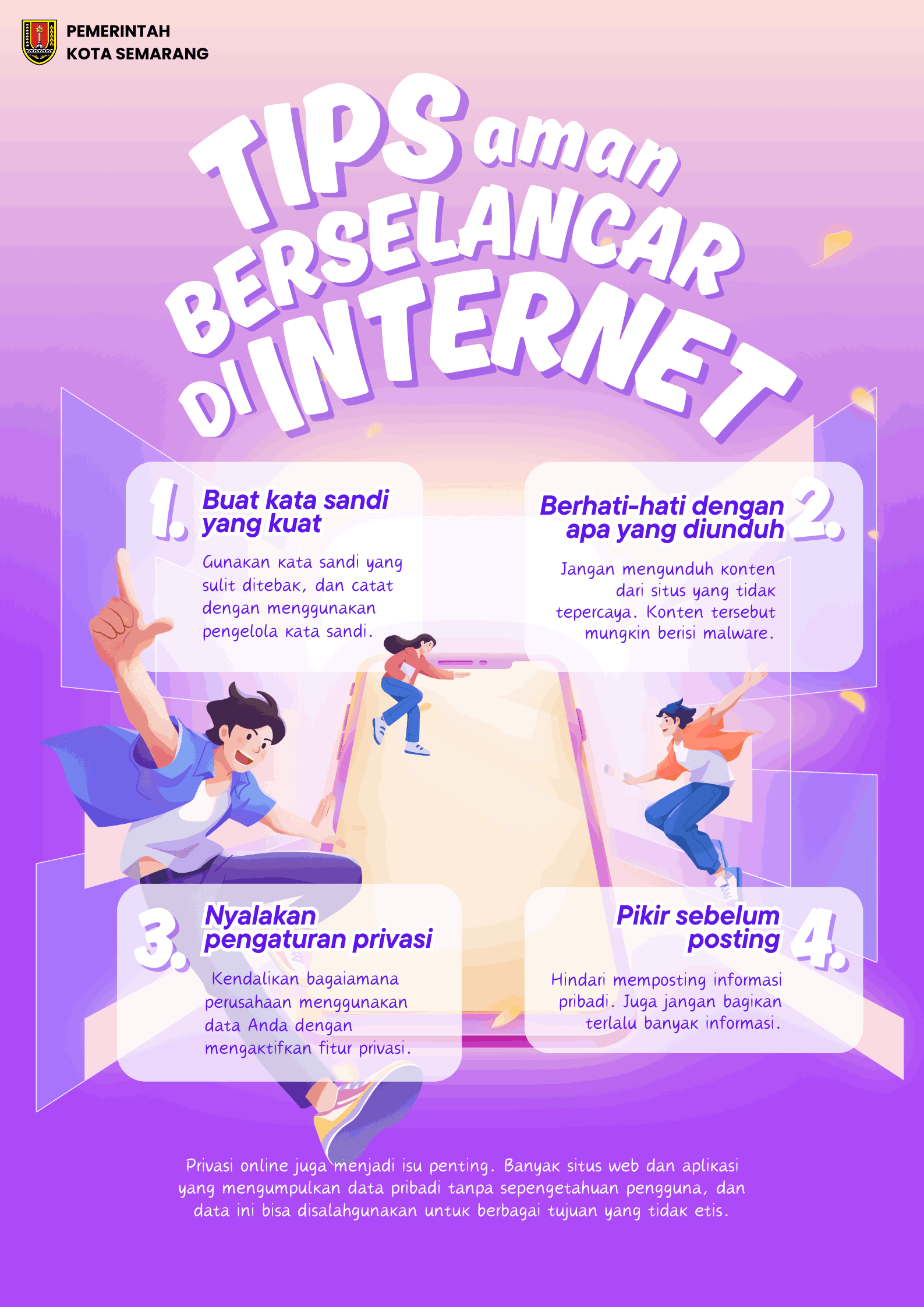 Imbauan untuk Menjaga Keamanan Berselancar di Internet Bagi Para Pegawai Pemerintah Kota Semarang