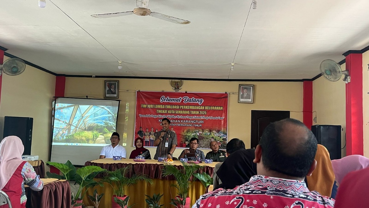Klarifikasi Lapangan Lomba Evaluasi Perkembangan Kelurahan Tahun 2025 di Kelurahan Karangturi